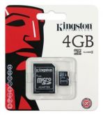 Cartão de Mémoria Kingston 4GB